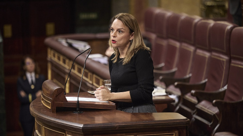 (Foto de ARCHIVO)La diputada de Podemos Canarias Noemí Santana interviene durante una sesión plenaria en el Congreso de los Diputados, a 13 de noviembre de 2025, en Madrid (España). Hoy el pleno del Congreso debate y vota las enmiendas del Senado sobre la ley de movilidad sostenible entre las que se incluye la enmienda que pospone el cierre definitivo de las centrales nucleares de Almaraz (Cáceres), Ascó I (Tarragona) y Cofrentes (Valencia). Además se votará la ley que regula los servicios de atención al cliente que obliga a prestar el servicio en las lenguas cooficiales en las comunidades donde existan.Jesús Hellín / Europa Press13/11/2025