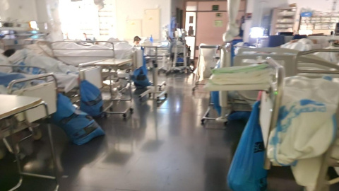 Sala de Urgencias del hospital La Paz.