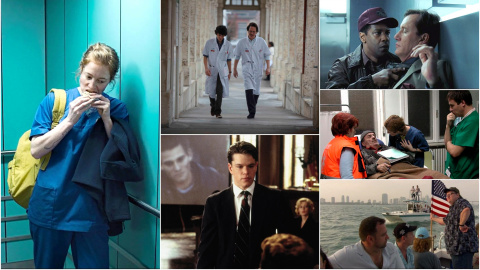 De izq. a der., imágenes de las películas 'Turno de guardia', 'Hipócrates', 'John Q', 'Legítima defensa', 'La muerte del STR. Lazarescy', y 'Sicko'. De izq. a der., imágenes de las películas 'Turno de guardia', 'Hipócrates', 'John Q', 'Legítima defensa', 'La muerte del STR. Lazarescy', y 'Sicko'.