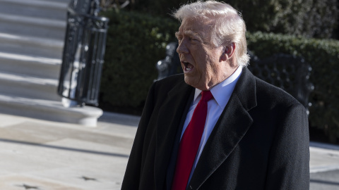 El presidente estadounidense, Donald Trump, en la Casa Blanca.13/1/2026 ONLY FOR USE IN SPAIN