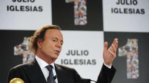 Julio Iglesias durante un acto, en una imagen de archivo. Julio Iglesias durante un acto, en una imagen de archivo.