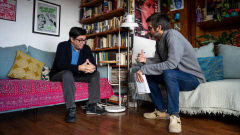 Gerardo Pisarello, candidat a les primàries de BComú, en conversa amb 'Públic'.
