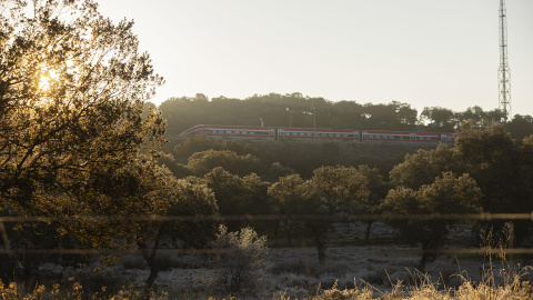 Cabecera del tren Iryio siniestrado.