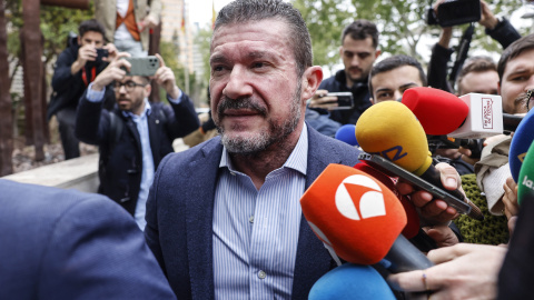 El exsecretario autonómico de Emergencias Emilio Argüeso a su llegada a la Ciudad de la Justicia de València. El exsecretario autonómico de Emergencias Emilio Argüeso a su llegada a la Ciudad de la Justicia de València.