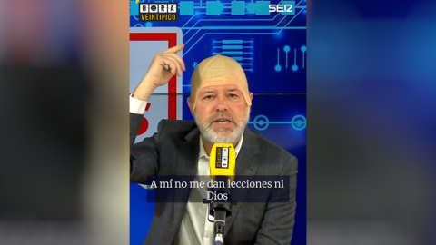 Héctor de Miguel caracterizado como 'Macho' Abad en Hora Ventipico.