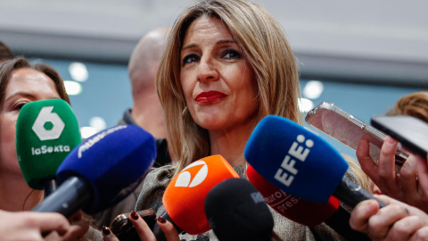 Yolanda Díaz, ayer en Fitur. Yolanda Díaz, ayer en Fitur.