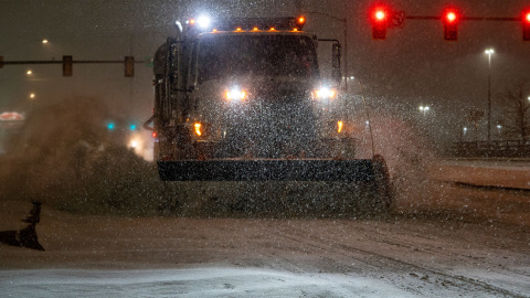 Tormenta invernal EEUU La tormenta invernal llega a Oklahoma City (EEUU).