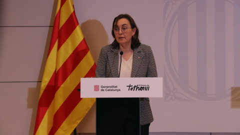 La consellera de Territori, Sílvia Paneque, en una roda de premsa celebrada dissabte. 24/01/2026 La consellera de Territori, Sílvia Paneque, en una roda de premsa celebrada dissabte.