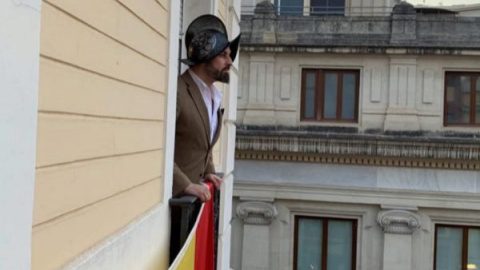 15531090155727 Abascal presume en redes de liderar la Reconquista.