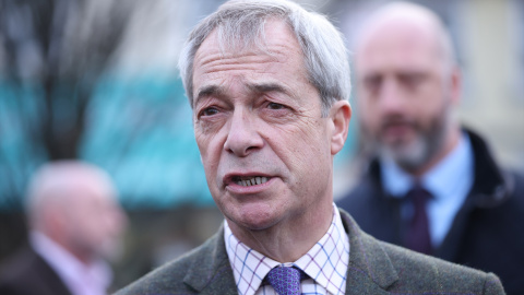 Nigel Farage Imagen de Nigel Farage, líder de 'Reform'. 30/1/2026 ONLY FOR USE IN SPAIN