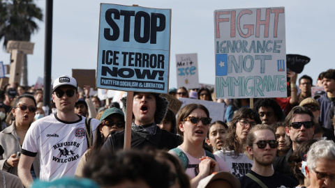Manifestación contra el ICE el pasado 30 de enero en San Francisco (California).