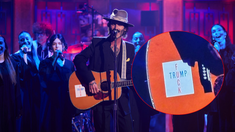 El cantante Leiva en 'La Revuelta'.