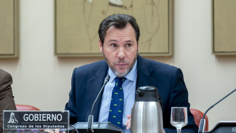 El ministro de Transportes, Óscar Puente, este martes.