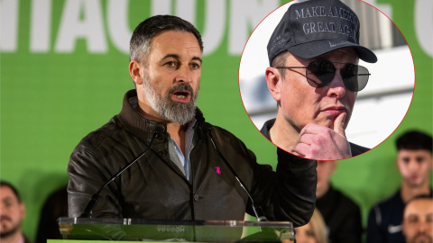 Santiago Abascal y Elon Musk Santiago Abascal no puede evitar hacerle la pelota a Elon Musk.