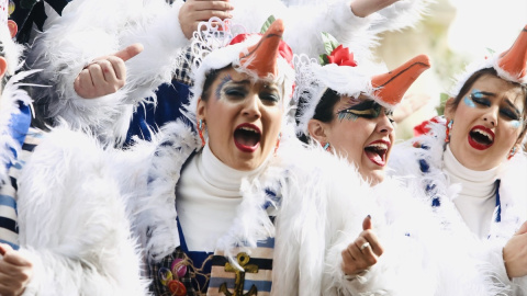 Celebración del Carnaval de Cádiz.