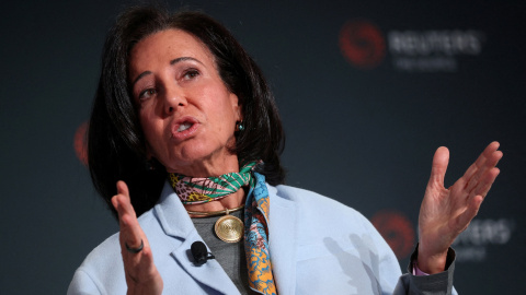 La presidenta del Banco Santander, Ana Botín, en una imagen de archivo.