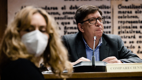 Francisco Salazar, este jueves durante su comparecencia en el Senado.
