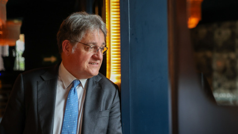 Fernández Seijo en otra imagen tras la entrevista