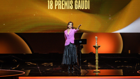 L'actriu Sílvia Munt, Gaudí d'Honor - Miquel Porter.