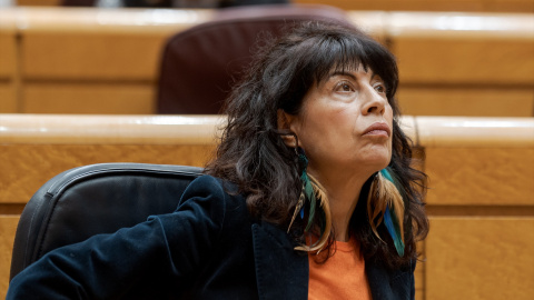 La ministra de Igualdad, Ana Redondo, durante el pleno extraordinario sobre el caos ferroviario, en el Senado, a 29 de enero de 2026, en Madrid La ministra de Igualdad, Ana Redondo, durante el pleno extraordinario sobre el caos ferroviario, en el Senado, a 29 de enero de 2026, en Madrid