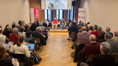 Imagen del acto, que se celebró en el Ateneo de Madrid. Imagen del acto, que se celebró en el Ateneo de Madrid.
