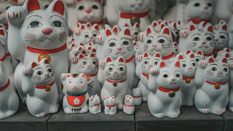 El gato es un elemento prominente dentro de la cultura popular japonesa.