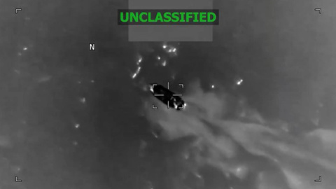 Captura de un vídeo difundido en la cuenta en X @Southcom del Comando Sur de las fuerzas armadas de EEUU. Captura de un vídeo difundido en la cuenta en X @Southcom del Comando Sur de las fuerzas armadas de EEUU.