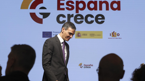 El presidente del Gobierno, Pedro Sánchez El presidente del Gobierno, Pedro Sánchez, presenta este lunes "España crece".