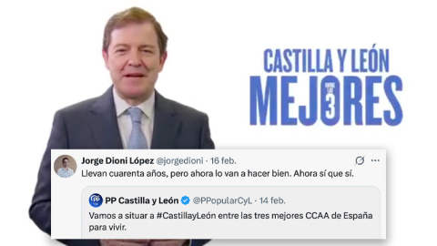 Críticas al tuit del PP de Castilla y León. Críticas al tuit del PP de Castilla y León.