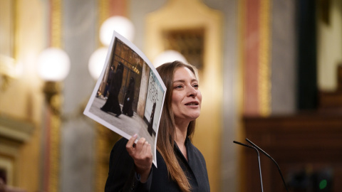 La portavoz del PP en el Congreso, Ester Muñoz, este martes. La portavoz del PP en el Congreso, Ester Muñoz, este martes.
