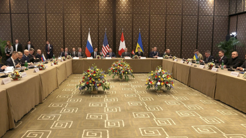 Negociaciones entre Ucrania y Rusia, en Ginebra. Negociaciones entre Ucrania y Rusia, en Ginebra.