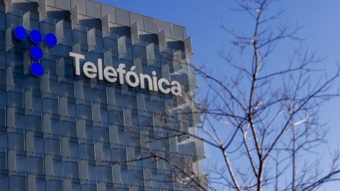 Vista de la sede operativa de Telefónica en Madrid, en una imagen de archivo. Vista de la sede operativa de Telefónica en Madrid, en una imagen de archivo.