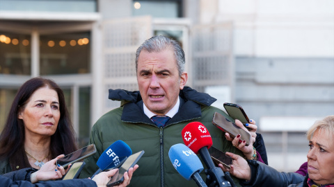 Imagen de archivo del ya ex portavoz de Vox en el Ayuntamiento de Madrid, Javier Ortega Smith.