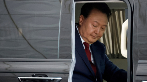 El expresidente surcoreano Yoon Suk-yeol El expresidente surcoreano Yoon Suk-yeol a su llegada a los juzgados en Seúl.