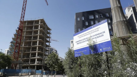 Una promoción inmobiliaria, en un imagen de archivo.