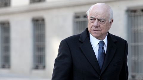 El expresidente del BBVA Francisco González a su llegada a la Audiencia Nacional.