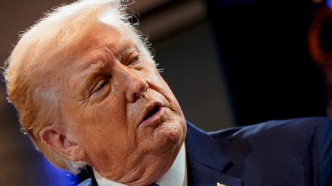 Donald Trump en una conferencia de prensa Imagen del presidente de Estados Unidos, Donald Trump, durante una conferencia de prensa en la Casa Blanca.