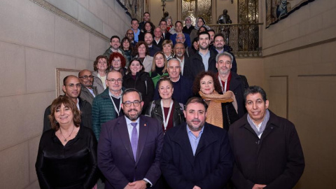 Imagen de la Conferencia celebrada en el Parlamento de Navarra.