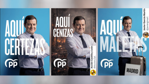 Memes con el cartel de Mañueco. Memes con el cartel de Mañueco.