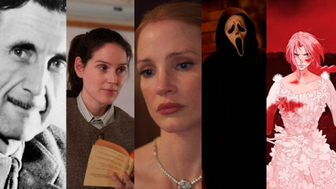 Estrenos de la semana - 27/02/2026 Orwell: 2+2=5 de Raoul Peck<br />Documental biográfico<br />1949, George Orwell afronta los últimos meses de su vida mientras termina 1984, dando forma a ideas como el doblepensar, la neolengua o el control del Gran Hermano, conceptos inquietantes nacidos de su experiencia y que siguen resonando con fuerza en el presente.<br /><br />Sorry, Baby de Eva Victor<br />Comedia dramática<br />Una joven atraviesa un momento vital marcado por una experiencia límite que ha alterado su relación con el mundo, mientras intenta recomponer su día a día y sus vínculos a través de silencios y recuerdos, en un retrato íntimo sobre la fragilidad, la memoria y la resiliencia.<br /><br />Dreams de Michel Franco<br />Drama romántico<br />Una dama de la alta sociedad se enamora de un joven bailarín mexicano que cruza la frontera hacia San Francisco para perseguir su sueño, pero cuando ambición y amor chocan con la realidad, él descubre el verdadero precio de su relación.<br /><br />Scream 7 de Kevin Williamson<br />Terror adolescente<br />Cuando un nuevo asesino Ghostface aparece en el pueblo donde Sidney ha rehecho su vida y pone a su hija en el punto de mira, se ve obligada a enfrentarse de nuevo a su pasado y a la violencia que la persigue para intentar detener la masacre de una vez por todas.<br /><br />Scarlet de Mamoru Hosoda<br />Animación para adultos<br />Una princesa medieval experta con la espada busca vengar la muerte de su padre, pero tras fracasar y caer herida en un Otromundo conoce a un joven del presente que le muestra otra forma de vivir, cuando regresa para enfrentarse al asesino deberá decidir si perpetúa el odio o rompe el ciclo de la venganza.