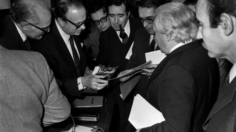 Reunión de la Junta de Portavoces del Congreso de los Diputados, celebrada tras el intento fallido de golpe de Estado (Foto de ARCHIVO) Reunión de la Junta de Portavoces del Congreso de los Diputados, celebrada tras el intento fallido de golpe de Estado.
