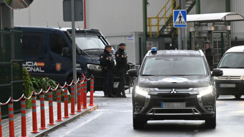 Sidenor EP Registro efectuado el pasado 10 de febrero por la Policía Nacional en la planta de Sidenor en Basauri.