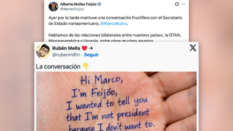 Una de las respuestas al tuit de Feijóo.