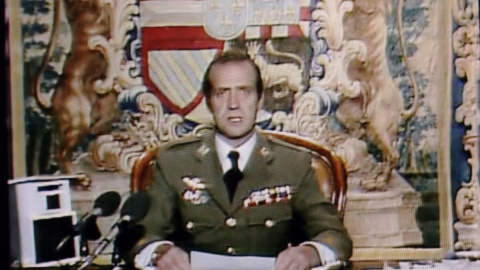 El rey Juan Carlos I, la noche del 23 de febrero de 1981. El rey Juan Carlos I, la noche del 23 de febrero de 1981.