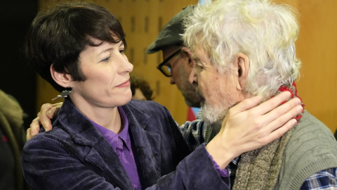 Xosé Manuel Beiras y Ana Pontón, en un acto en enero de 2024.