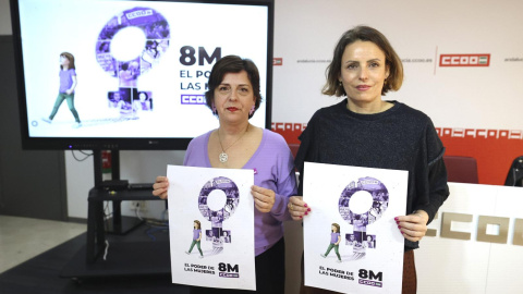 Yolanda Carrasco y Vanessa Casado, de CCOO. Yolanda Carrasco y Vanessa Casado, de CCOO.