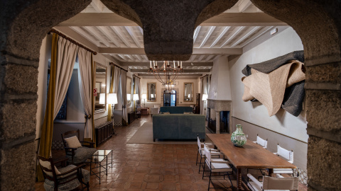 Un salón del Parador de Jarandilla de la Vera Un salón del Parador de Jarandilla de la Vera