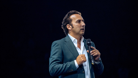 Imagen de archivo del periodista Iker Jiménez durante la primera jornada del Madrid Economic Forum.