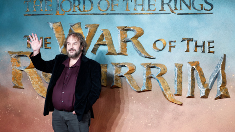 El cineasta neozelandés Peter Jackson durante la presentación de la película animada 'La guerra de los Rohirrim' El cineasta neozelandés Peter Jackson durante la presentación de la película animada 'La guerra de los Rohirrim'