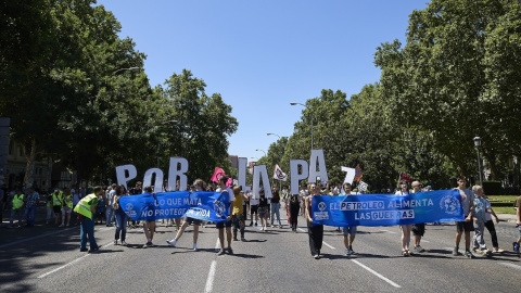 Imatge d'arxiu d'una protesta contra la cimera de l'OTAN de Madrid del 26 de juny de 2022.